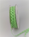Hel rulle lys grøn zig zak dekorations bånd brede ca. 6 mm. Ca. 25 meter.